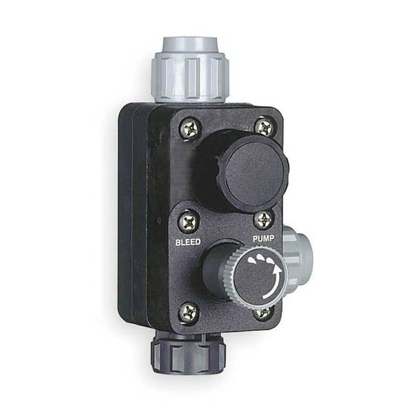 Pulsafeeder Valve, PVDF, 1/2 in Tube, Five Function L385KH03-PVD