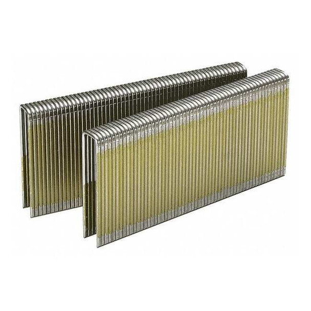 Senco Staples, 16 ga, Standard Crown, 2 in Leg L, Steel, 10000 PK N21BAB