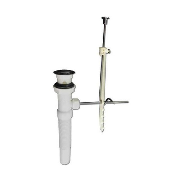 Kissler Lavatory Drain Pop-Up Assembly, 1-1/2" Pipe Dia., PVC 10-0060
