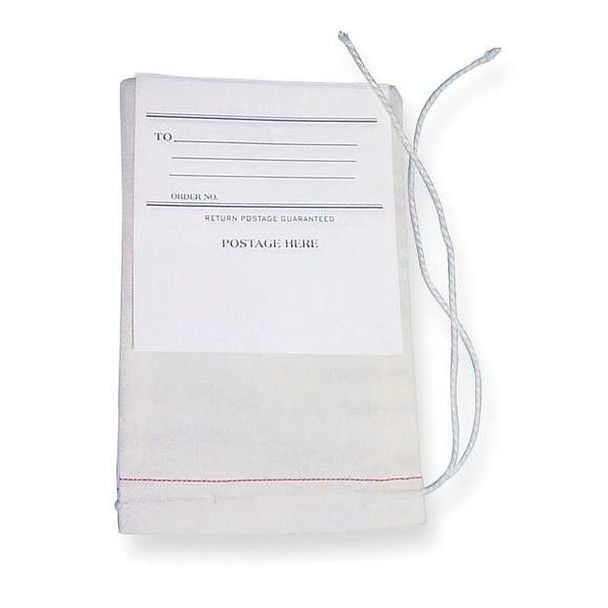 Midwest Pacific Drawstring Mailing Bag w/Tag,5x3in,PK100 MP-35MB1