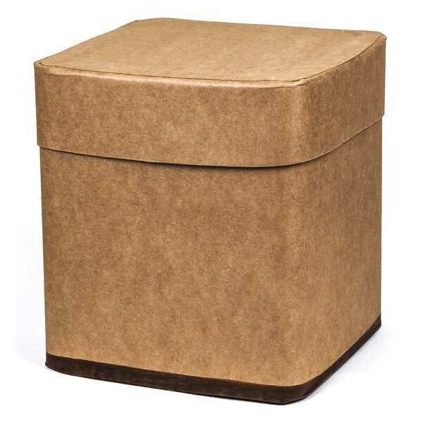 Open Head Transport Drum, Fiber, 15 gal, Unlined, Brown