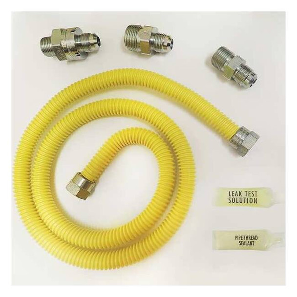 Dormont Gas Flow Valve Kit,SS,48" L,1/2" Size 20C-3131V4KIT-TS-48B