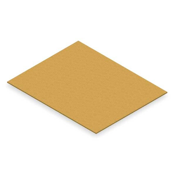 Decking, Particleboard, 60 in W, 48 in D, Natural, Unfinished Finish