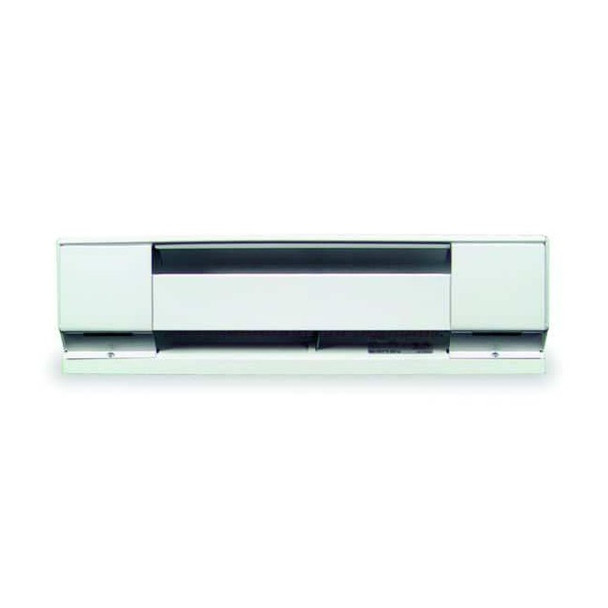 Dayton 48" Electric Baseboard Heater, White, 1000W, 208V 3KB39