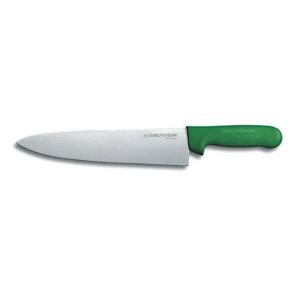 Dexter Russell Chef Knife,10" L,SS Blade,Green 12433G