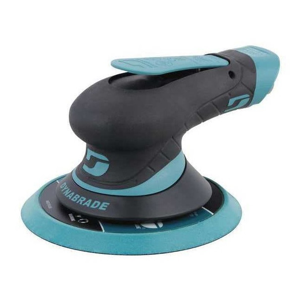 Dynabrade Air Orbital Sander, 6 in Disc Dia, Palm X61H