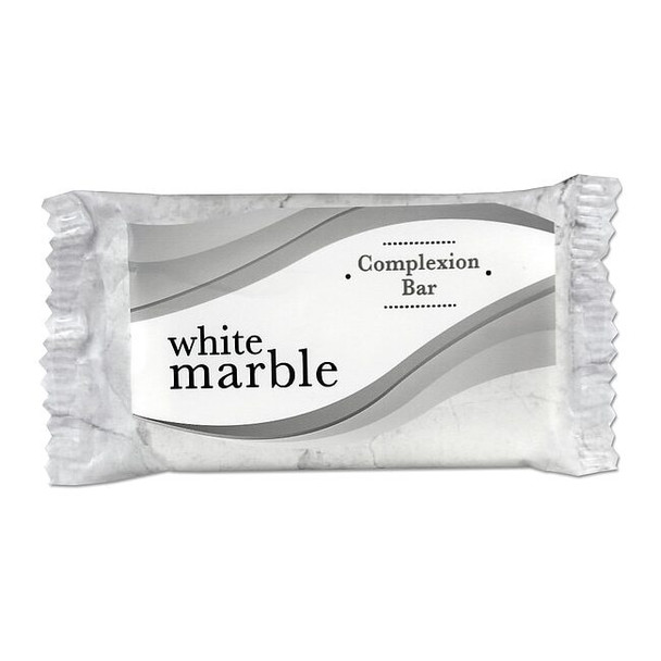 White Marble #3/4 Bar Facial Soap Box DW06009