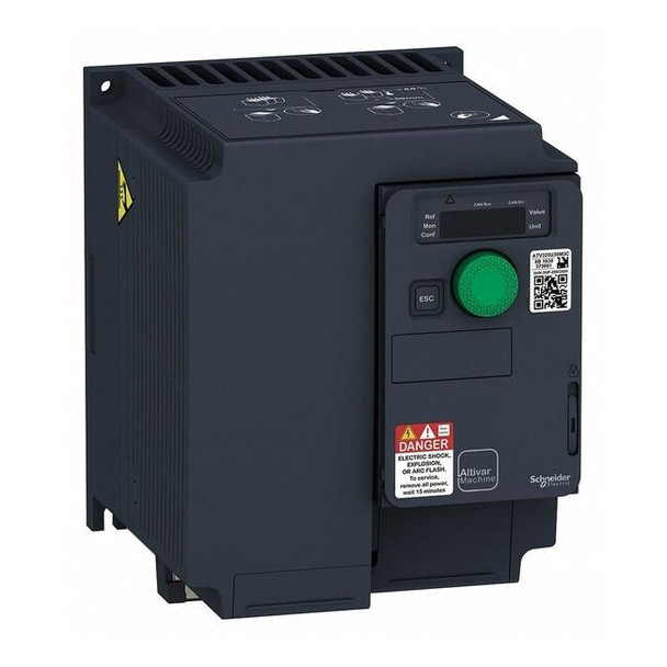 Schneider Electric Variable Frequency Drive, Black ATV320U40M3C