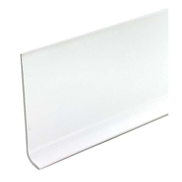 Manufacturer Varies Wall Base Molding, PVC Vinyl, White, 48 in L, 4 in H 5MFJ9