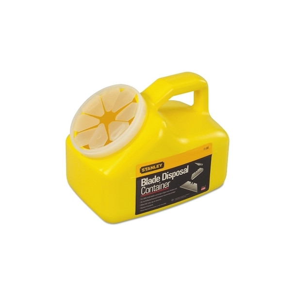 Blade Disposal Container, High Impact/Puncture Resistant Plastic