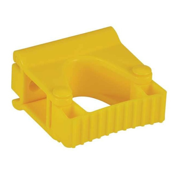 Vikan Tool Wall Bracket,3 1/4 in L,Yellow 10136