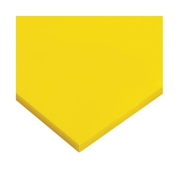 Yellow Cast Acrylic Acrylic Sheet 12" L x 12" W x 1/8" Thick