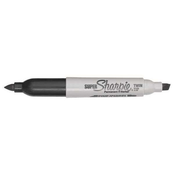 Sharpie Permanent Marker, Chisel, Fine Tip, 12 PK 33001