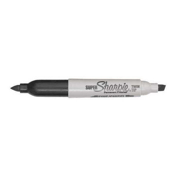 Sharpie Permanent Marker, Chisel, Fine Tip, 12 PK 33001