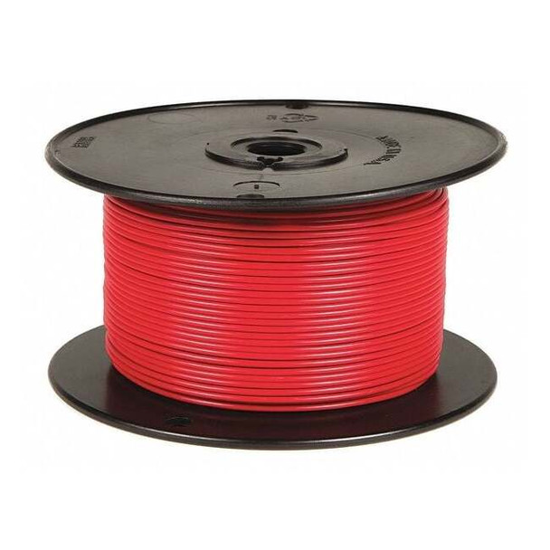 Grote Primary Wire, GPT, 12 AWG, 1C C, Red, PVC, Stranded, 60V, 500 ft. 87-6500