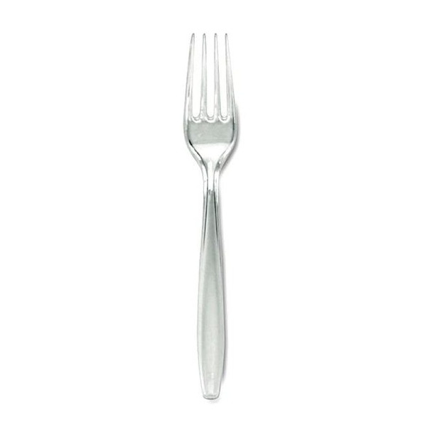 Dixie Disposable Fork, Crystal, Heavy Weight, PK1000 FH017
