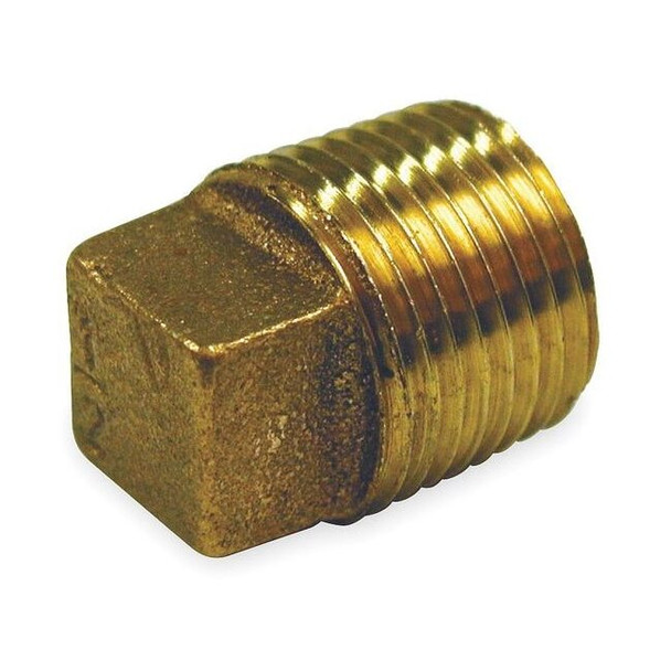 Manufacturer Varies Red Brass Cored Plug, MNPT, 3/4" Pipe Size 1VFR5