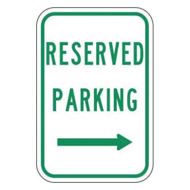 Lyle Reserved Parking Sign,18" x 12, RP-060-12HA RP-060-12HA