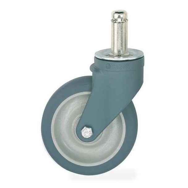 Metro Stem Caster, 5 in Dia, Polyurethane, 300lb 5PC
