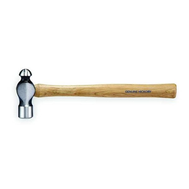 Westward 12 oz. Ball Peen Hammer, 13" Hickory Handle 2DBR7