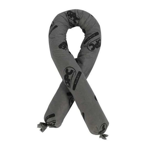 Brady Sorbent Sock, 30 gal, 3 in x 48 in, Universal, Gray, 30 PK AW430