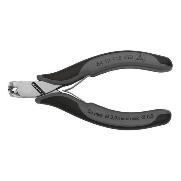 Knipex 4 1/2 in ESD End Cutting Nipper Uninsulated 64 12 115 ESD