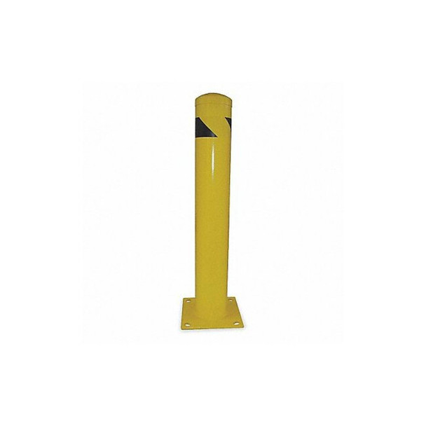 Manufacturer Varies Safety Bollard,H42In,Dia 5 1/2In,Yellow 1GUD8
