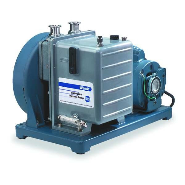 Welch Vacuum Pump,1/2 HP,5.6 cfm,115/230V 1402N-01