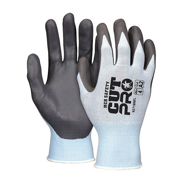 Coated Gloves, Cut Level A2 ,Dipped ,Nitrile ,Sandy ,XL 12 PK