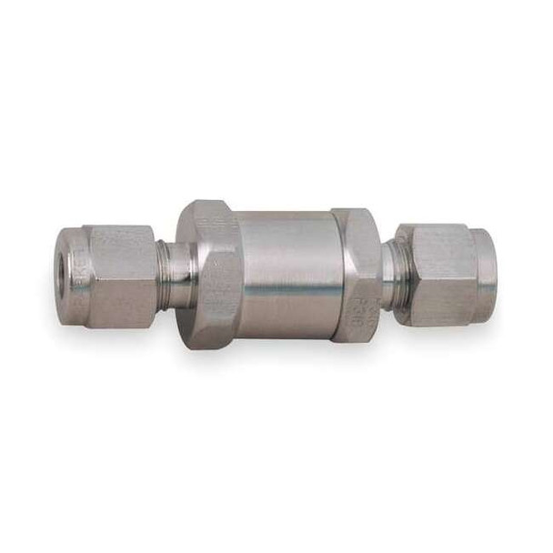 Parker Strt, SS, Comp. 1/4 in, Comp. 3/8 in 4A-F4L-10-SS