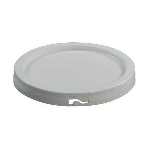 Manufacturer Varies Plastic Pail Lid,White,1" H,8-1/4" Dia. ROP2110CVR-WP-WG