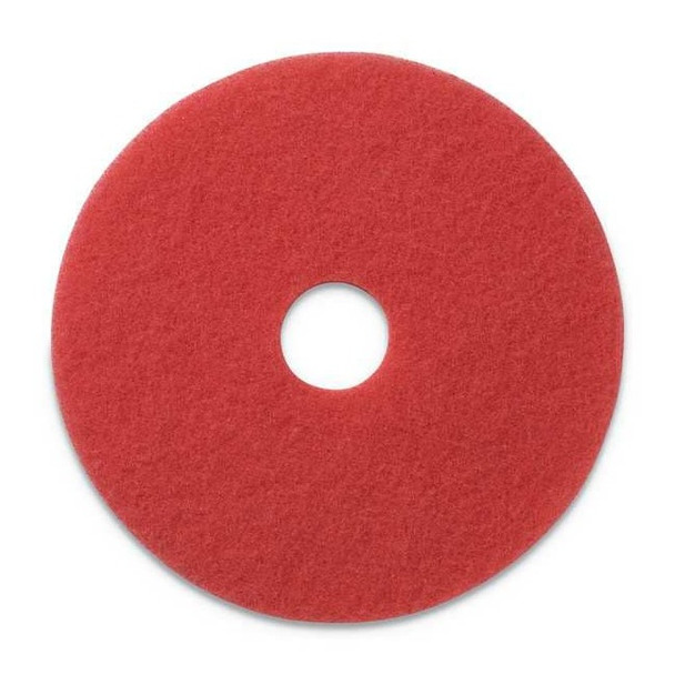 Americo Red Buff  Floor Pad,20in.,PK5 404420