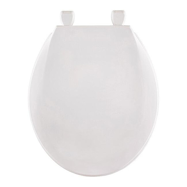 Centoco Toilet Seat With Cover, Top-Mounted Hinge, Round, White 1200BP8-001