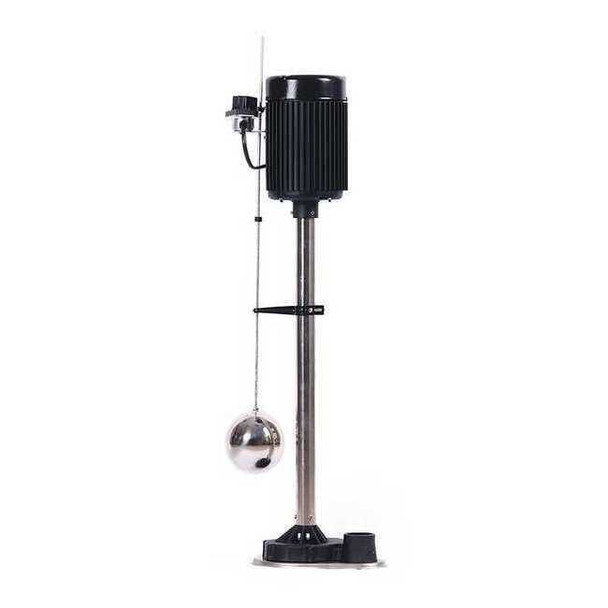 Dayton Pedestal Sump Pump, 8 ft, 37 in, 120V AC 5URH7