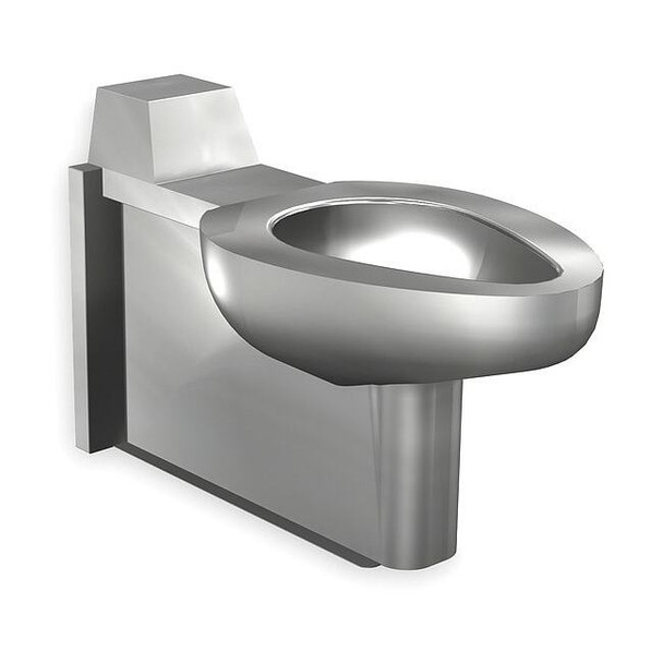 Prison Toilet, 1.6 gpf gpf, Not Applicable, Floor Mount, Stainless Steel