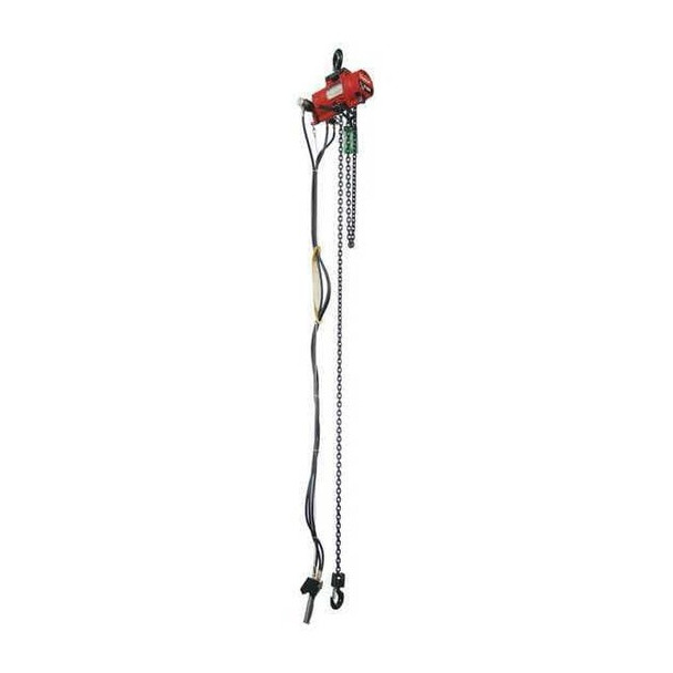 Dayton Air Chain Hoist,1000 lb.Cap.,20 ft.Lift 29XL87
