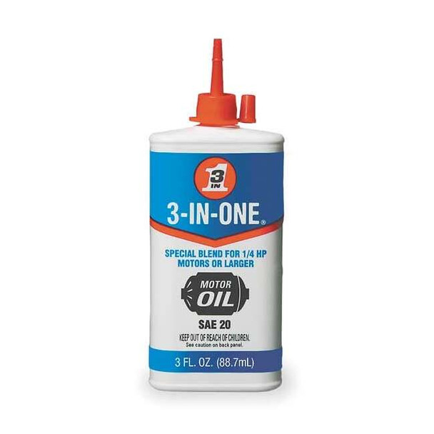 3-In-One Electric Motor Oil,20 SAE Grade,3oz 10045
