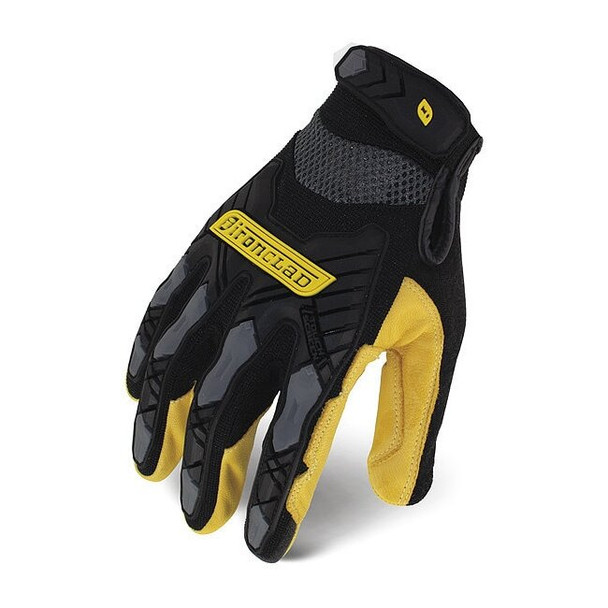 Ironclad Performance Wear Impact Resistant Gloves,2XL,Blk/Ylw,PR IEX-MIGL-06-XXL