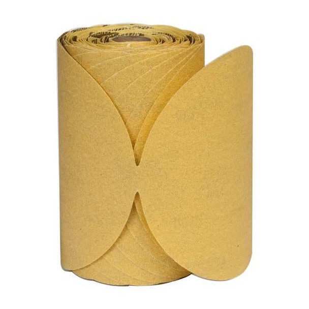 Norton Abrasives PSA Sanding Disc Roll,6 in Dia,P120 G 66261183817