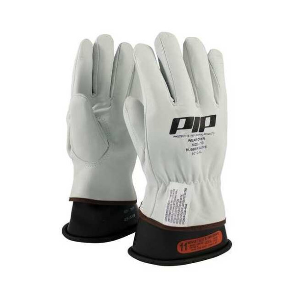 Top Grain Goatskin Protector, Slip-On Cuff, Keystone Thumb, 10, 1 PR