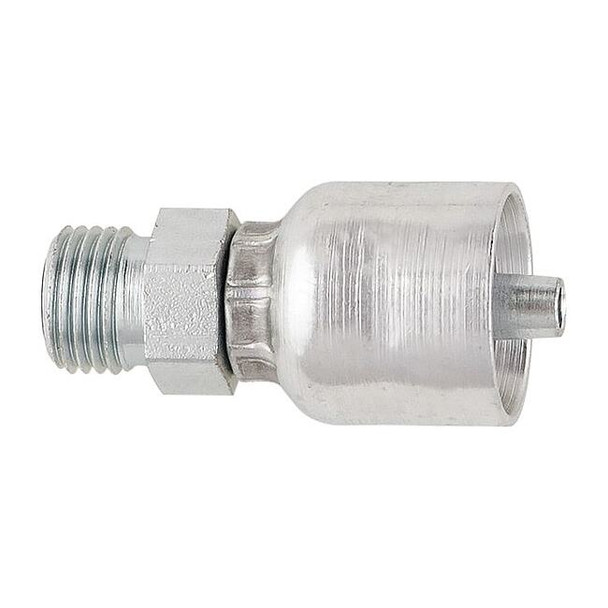 Parker Crimp Fitting,3/8" I.D.,M,ORS 1J043-6-6