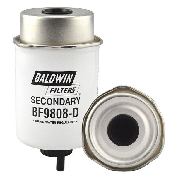 Baldwin Filters Fuel Filter,6-1/16 x 3-3/16 x 6-1/16 In BF9808-D