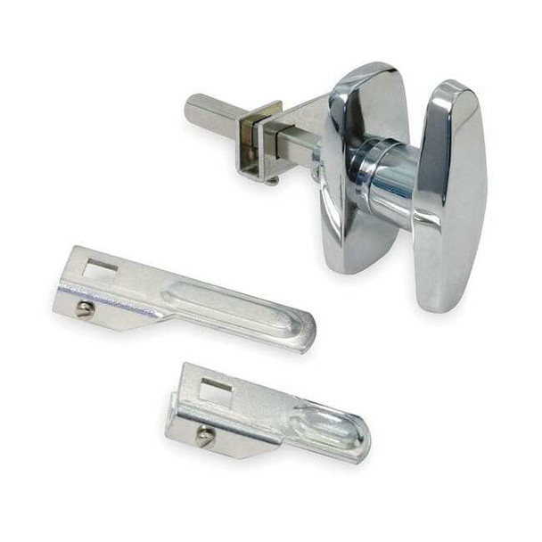 Manufacturer Varies Cam Latch, Nonlocking, Chrome, T Handle 1XNZ2