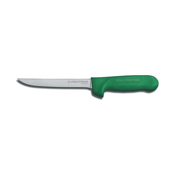 Dexter Russell Boning Knife,6" L,SS Blade,Green 01563G