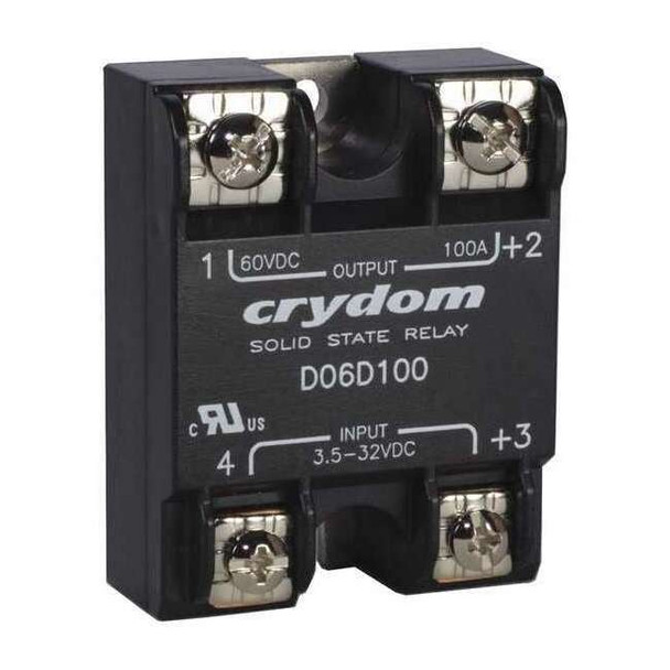 Crydom Solid State Relay, 1 Phase, Screw Clamp, Panel, MOSFET D06D80