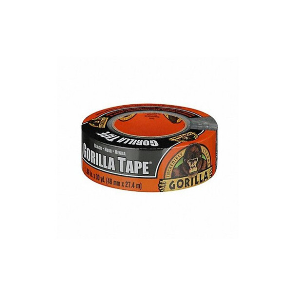Gorilla Glue Duct Tape, Black, 30 yd L, 1-7/8 in W 105629 Gorilla Glue Duct Tape, Black, 30 yd L, 1-7/8 in W 105629