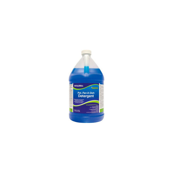 Global Industrial Pot Pan & Dish Detergent 1 Gallon Bottle 4/Case