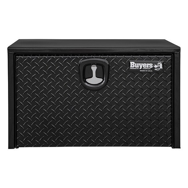 Buyers Products Truck Box, Underbody, Steel, 24"W, Black, 4.5 cu. ft. 1702500