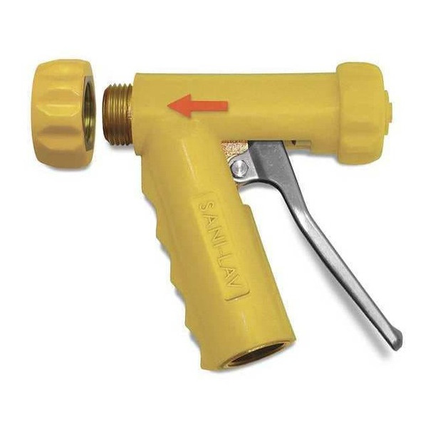 Sani-Lav Spray Nozzle, 150 psi, 7 gpm, Yellow N1TY