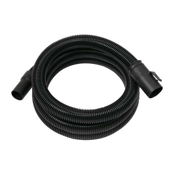 Dayton Vacuum Hose,12 ft L,Black,Plastic 783GA0